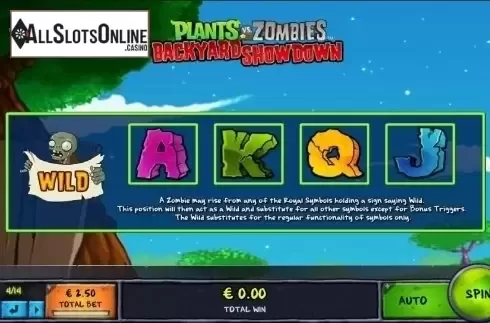 Info 3. Plants vs Zombies: Backyard Showdown from IGT