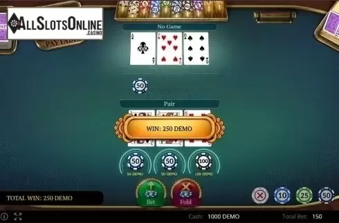 Win screen. Poker Teen Patti from Evoplay Entertainment