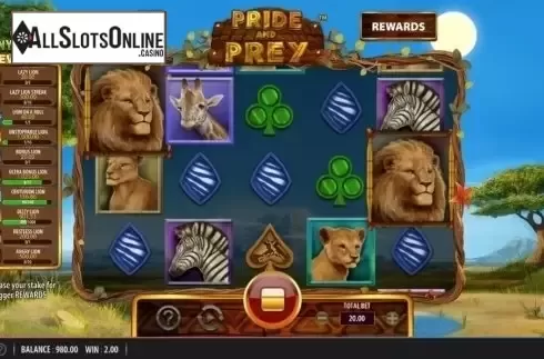 Win Screen. Pride and Prey from Red7