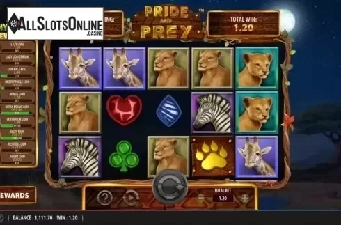 Free Spins. Pride and Prey from Red7