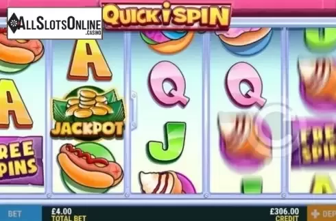 Reel Screen. Quickispin from Intouch Games