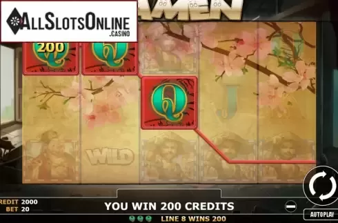 Win Screen 2. Ramen from Fils Game