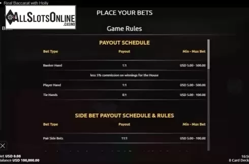 Game rules 1
