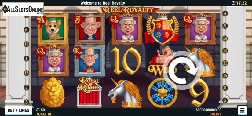 Reel Screen. Reel Royalty from Slot Factory