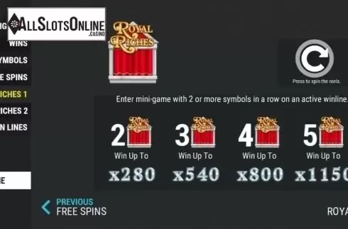 Features 3. Reel Royalty from Slot Factory