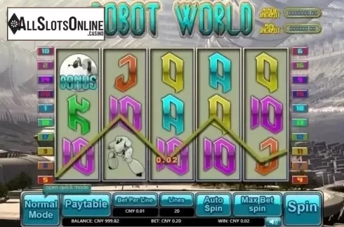 Win Screen. Robot World from Aiwin Games