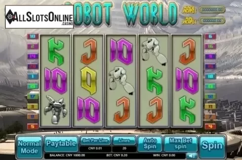 Reel Screen. Robot World from Aiwin Games