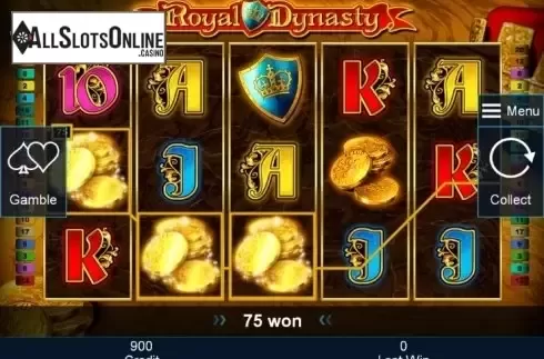 Win. Royal Dynasty from Greentube
