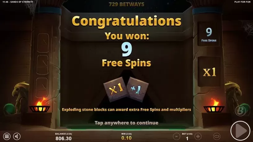 Sands of Eternity slot screenshot 4