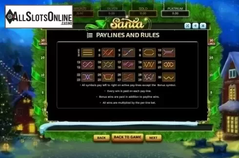 Lines. Santa (Betsense) from Betsense