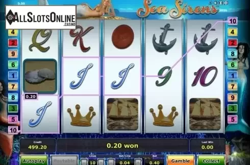 Win. Sea Sirens from Greentube