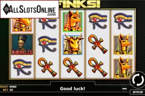 Reel Screen. Sfinksi from Fils Game