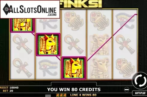 Win Screen 2. Sfinksi from Fils Game