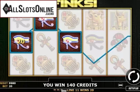 Win Screen 1. Sfinksi from Fils Game