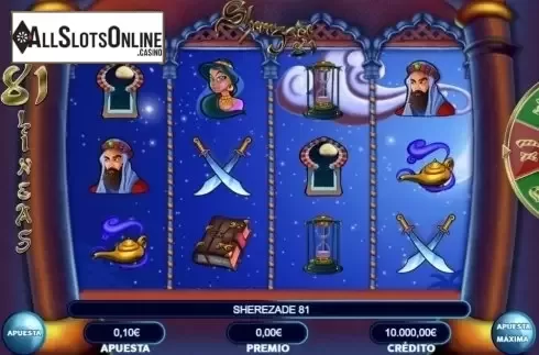 Reel screen. Sherezade 81 from R. Franco