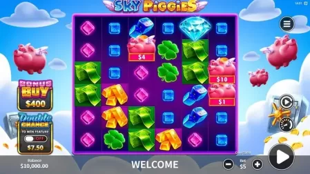 Sky Piggies slot screenshot 1