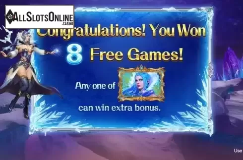 Free Spins Win Screen