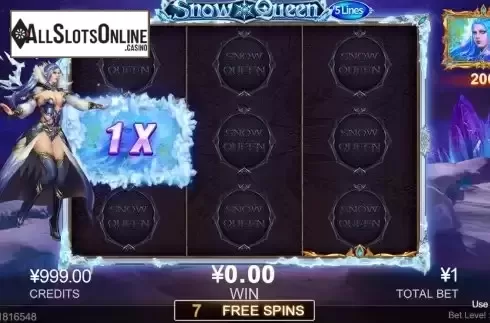 Free Spins GamePlay Screen