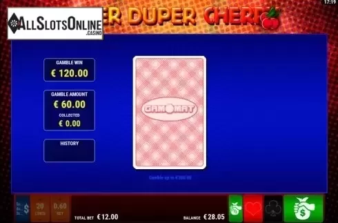 Screen6. Super Duper Cherry from Gamomat