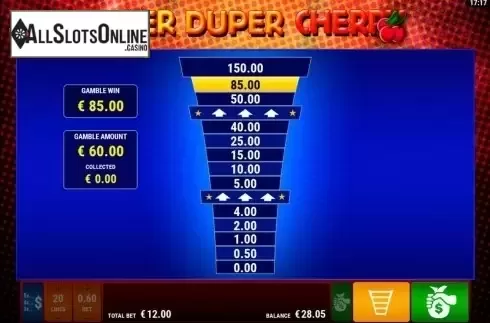 Screen5. Super Duper Cherry from Gamomat