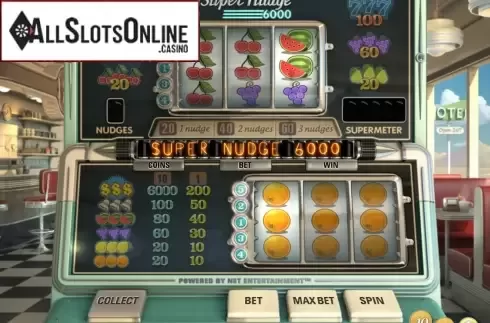 Screen2. Super Nudge 6000 from NetEnt