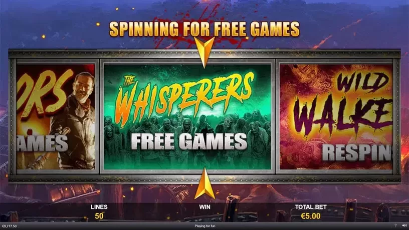 The Walking Dead slot screenshot 7