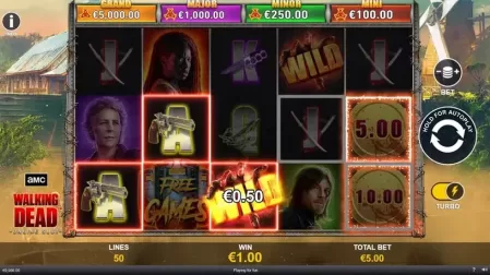 The Walking Dead slot screenshot 2
