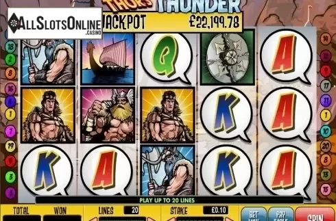 Screen3. Thor's Thunder from Playtech