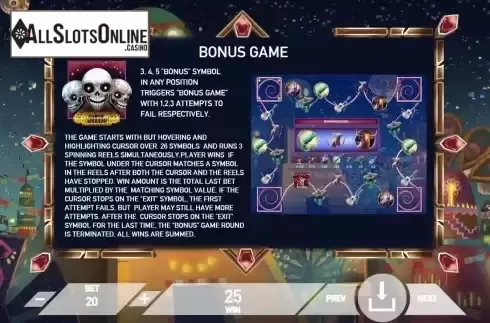 Game Rules screen