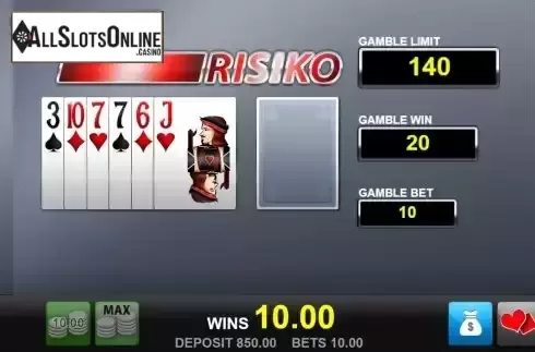 Risk game screen