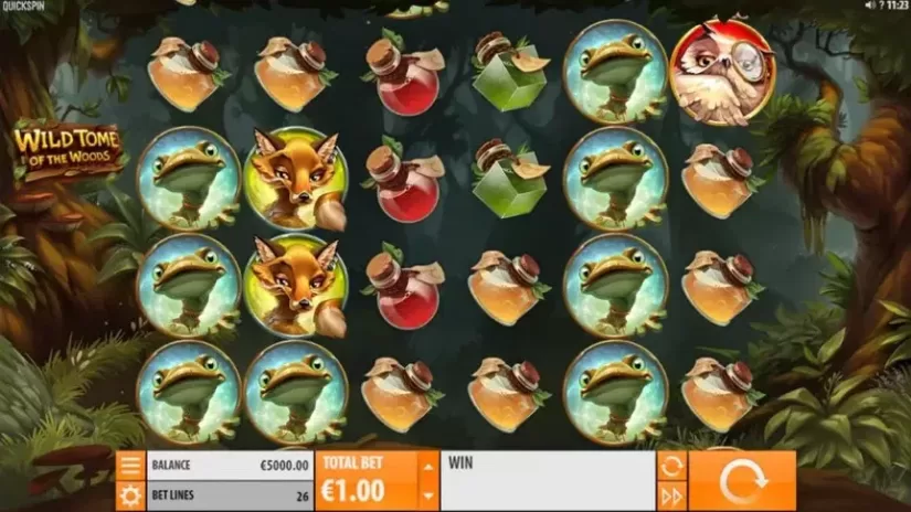 Wild Tome of the Woods slot screenshot 1