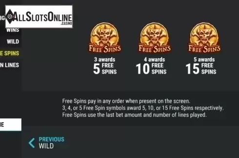 Features 2. Wild Treasure Reels from Slot Factory