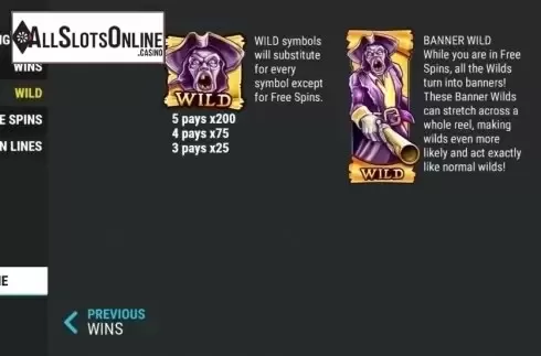 Features 1. Wild Treasure Reels from Slot Factory