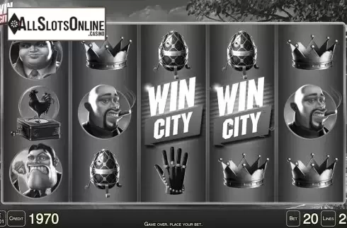 Reel screen. Win City HD from Merkur