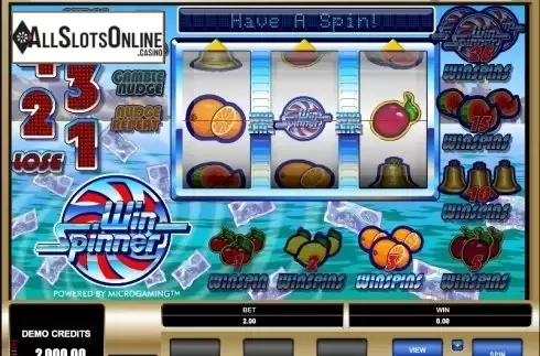 Screen2. Win Spinner from Microgaming