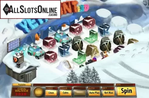 Game Workflow screen. Yeti Hunti 3D from Saucify