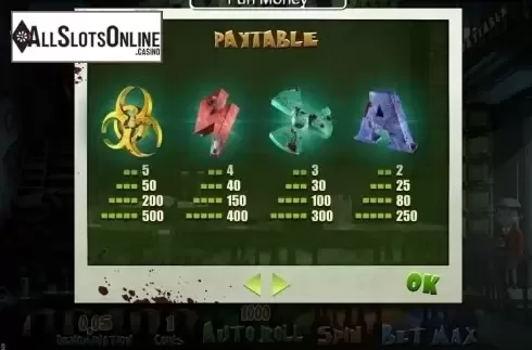Screen2. Zombie Bar Slots from SkillOnNet