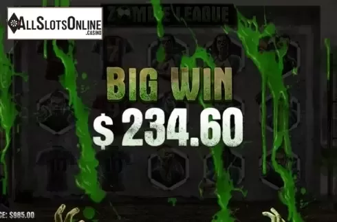 Win Screen 2. Zombie League from Woohoo