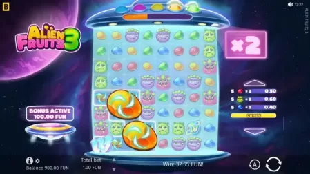 Alien Fruits 3 slot screenshot 4