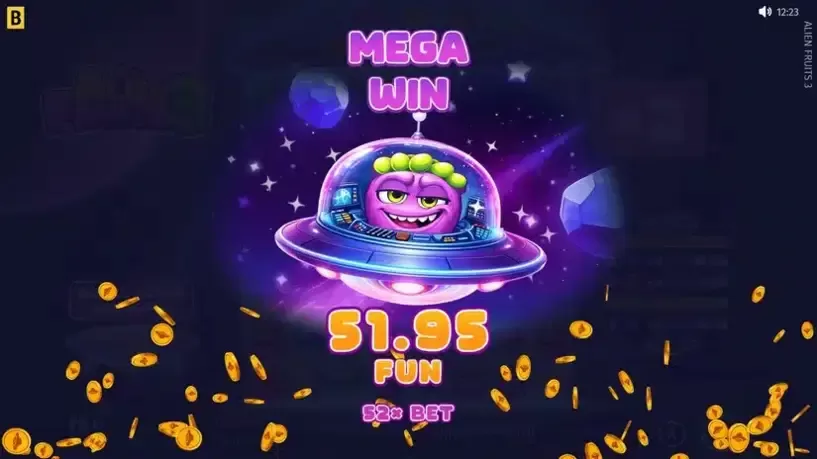 Alien Fruits 3 slot screenshot