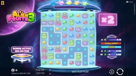 Alien Fruits 3 slot screenshot 3