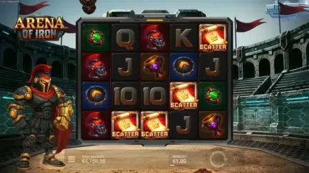 Arena of Iron slot screenshot 2