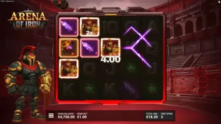 Arena of Iron slot screenshot 5