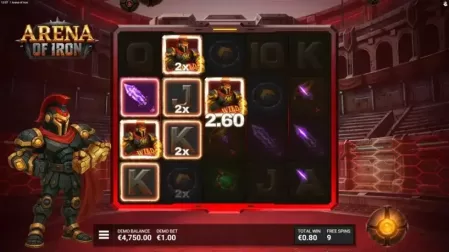 Arena of Iron slot screenshot 4