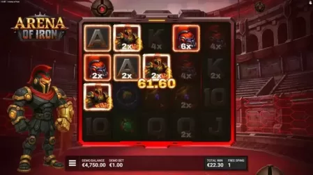 Arena of Iron slot screenshot 6