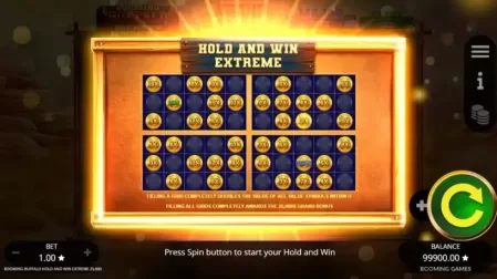 Booming Buffalo Hold and Win Extreme 25000 slot screenshot 4