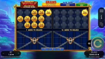 Booming Buffalo Hold and Win Extreme 25000 slot screenshot 5