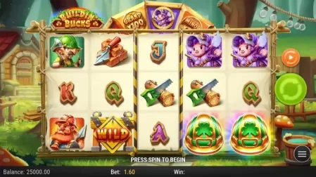 Buildin’ Bucks slot screenshot 1