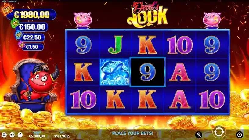 Devil's Lock slot screenshot 1