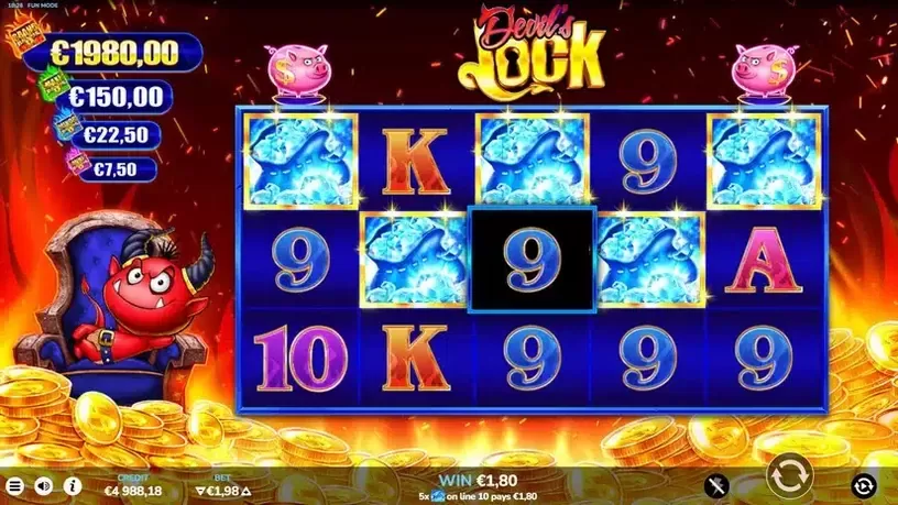 Devil's Lock slot screenshot 3